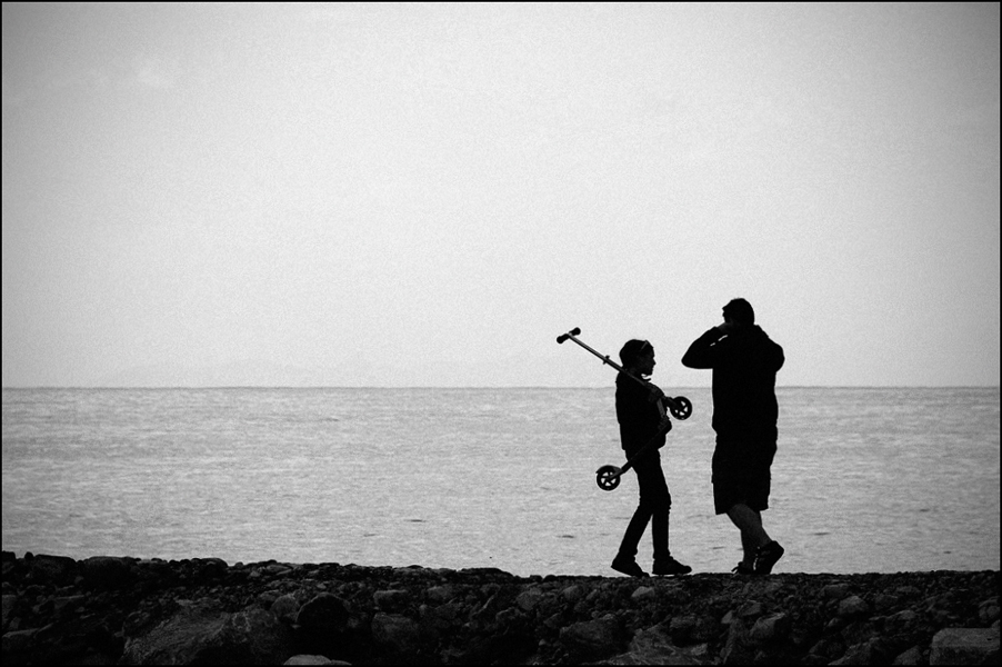By the sea