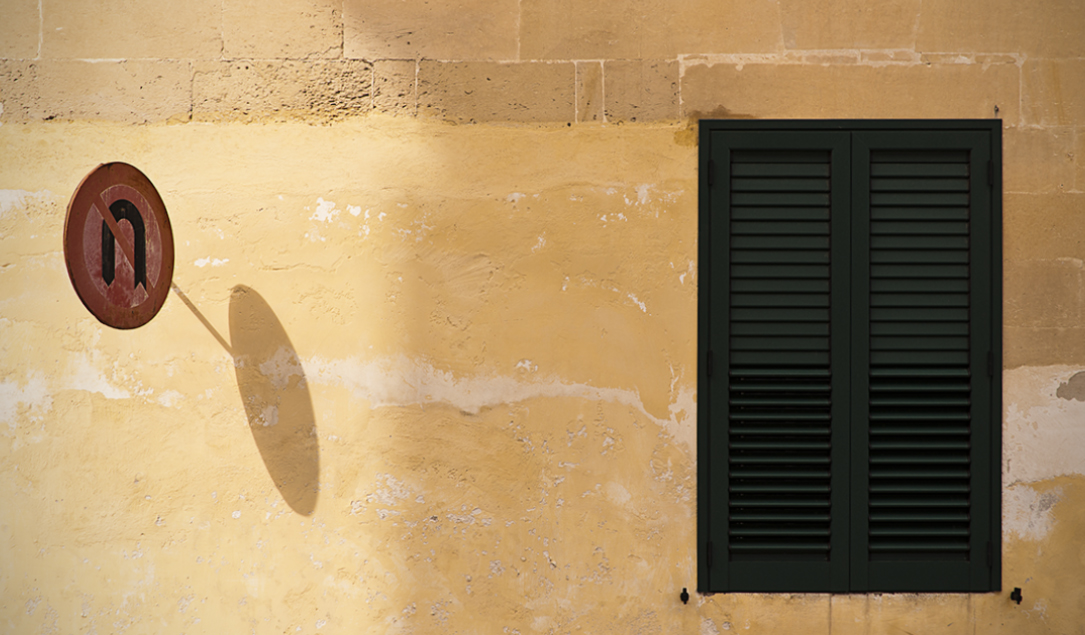 Window and sign